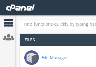 cPanel File Manager
