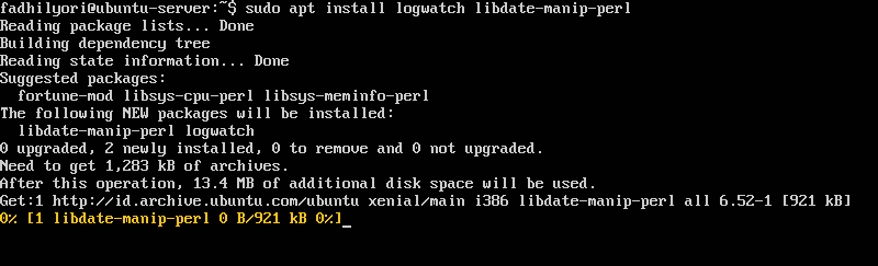 Install Logwatch