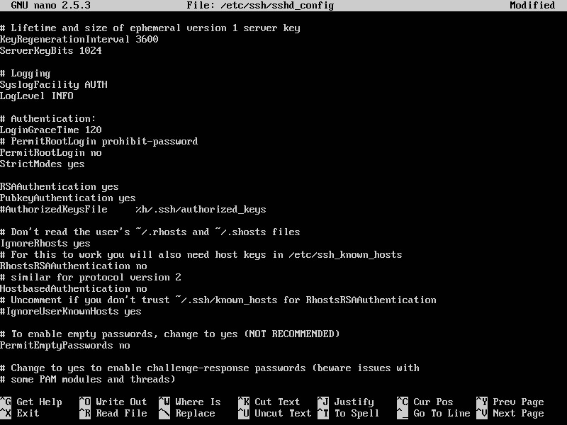 Mencegah login root pada ssh